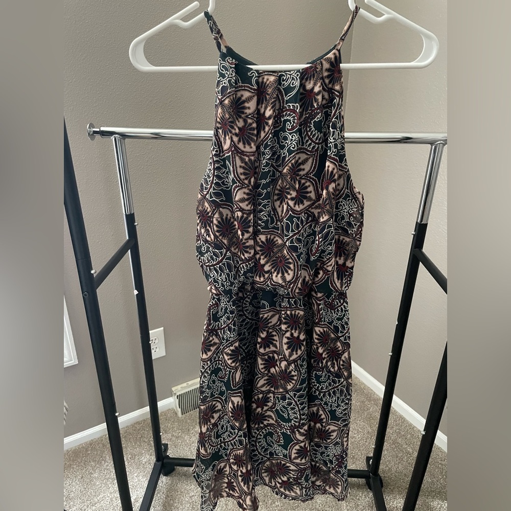 LUSH high neck floral paisley dress - Dry Goods